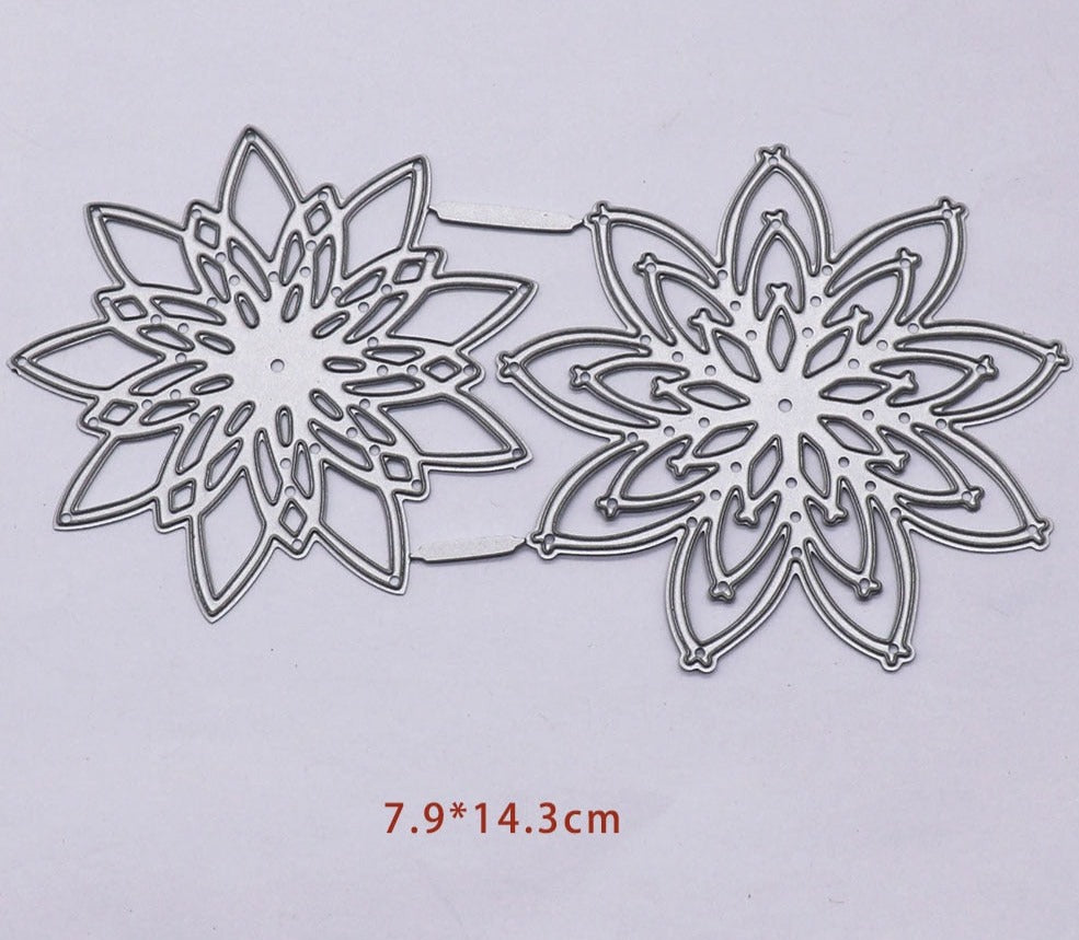 Special Flower Metal Cutting Die, 7.9 cm x 14.3 cm/3.11 in x 5.62 in