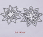 Special Flower Metal Cutting Die, 7.9 cm x 14.3 cm/3.11 in x 5.62 in