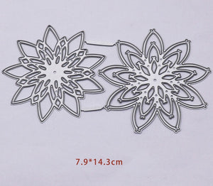 Special Flower Metal Cutting Die, 7.9 cm x 14.3 cm/3.11 in x 5.62 in