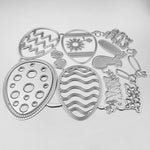 Fabulous Easter Egg Set Metal Cutting Die, 16.1 cm x 14.2 cm/6.33 in x 5.59 in