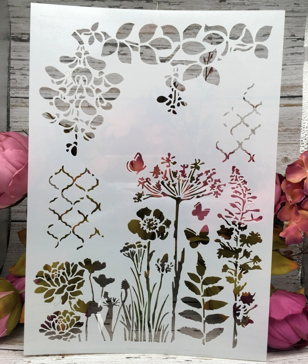 Delightful Series of Layering Stencils, Various Designs, A4, 29 cm x 21 cm