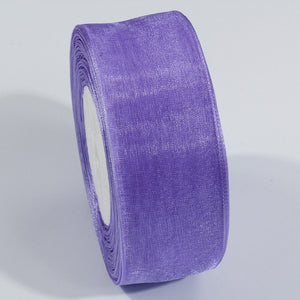 Organza Ribbons, Various Colours, 6 mm, 10 mm, 10 Yards (please choose size and colour)