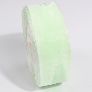 Organza Ribbons, Various Colours, 6 mm, 10 mm, 10 Yards (please choose size and colour)