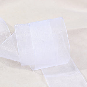 Organza Ribbons, Various Colours, 6 mm, 10 mm, 10 Yards (please choose size and colour)