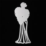 Elegant Woman Metal Cutting Die, 11.7 cm x 4.2 cm