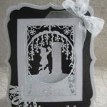 Note to Santa Metal Cutting Die Set, Frame 10.4 cm x 8.3 cm/Mailbox and Child 6.9 cm x 6 cm