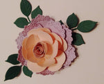 Delightful Lacey Edge Rose Metal Cutting Die, 14.2 cm x 8.8 cm/5.59 in x 3.46 in