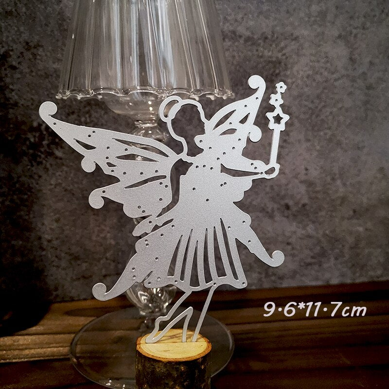 Princess Fairy Metal Cutting Die, 9.6 cm x 11.7 cm/3.77 in x 4.60 in