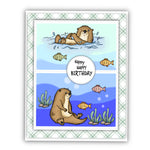 Sweet Otter Transparent Stamps, Stamp and Die Set (please order items separately)