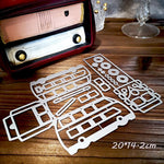 Journey of Celebration Metal Cutting Die, 20 cm x 14.2 cm/7.87 in x 5.59 in