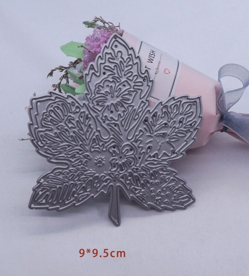 Maple Leaf Metal Cutting Die, 9 cm x 9.5 cm/3.54 in x 3.74 in