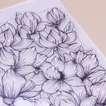 Magnolia Bloom Transparent Stamp, 11 cm x 16 cm/4.33 in x 6.29 in - Craft World 