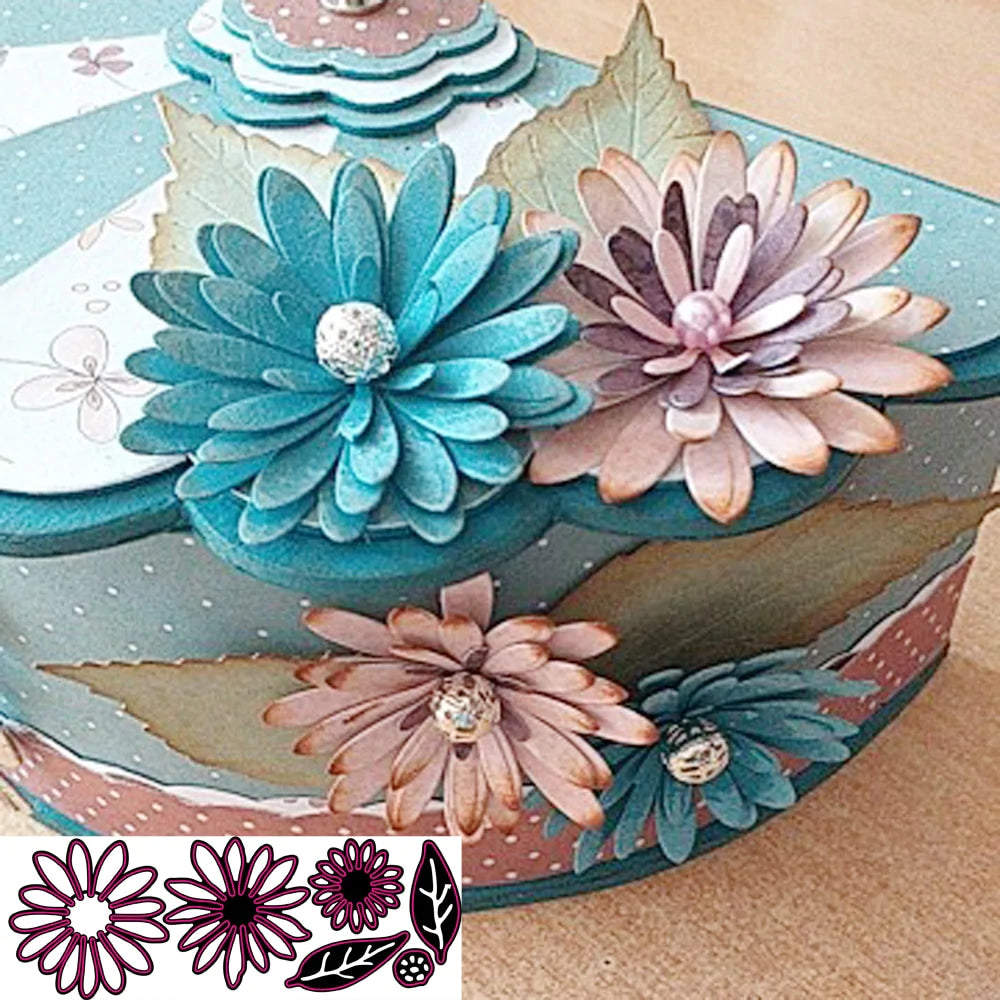 Glorious Petals/Leaves Metal Cutting Dies, 16 cm x 5.9 cm/6.29 in x 2.32 in - Craft World