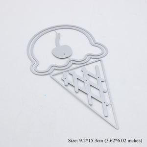 Ice Cream Shaker Metal Cutting Die, 9.2 cm x 15.3 cm (1 piece) - Craft World