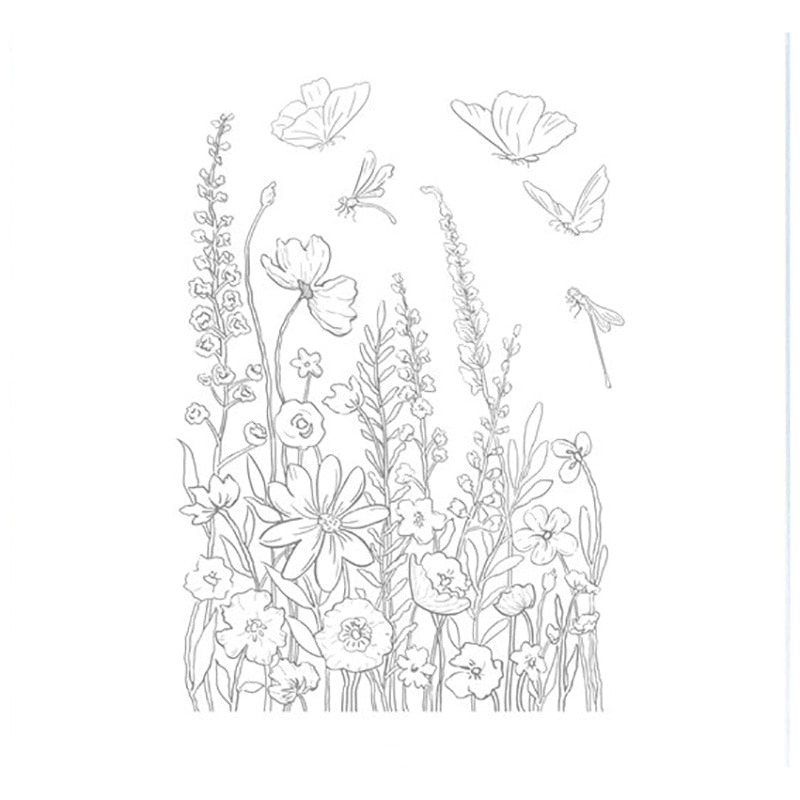 Nature Transparent Stamps/Dies, 11 cm x 16 cm/10.5 cm x 14.4 cm (please order separately as required) - Craft World 