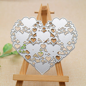 Heart to Heart Metal Cutting Die, 8.9 cm x 10.2 cm/3.50 in x 4.01 in