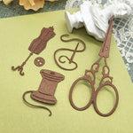 Needlework Metal Cutting Die, 11 cm x 13.4 cm/4.33 in x 5.27 in