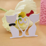 Envelope Shape/Cat Metal Cutting Die, 9.4 cm x 8.6 cm/3.70 in x 3.38 in