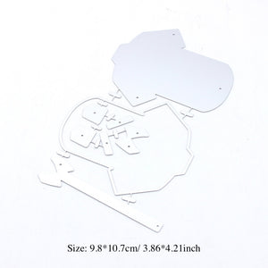 Cute Shirts Metal Cutting Die, 9.8 cm x 10.7 cm (Design on Photo)