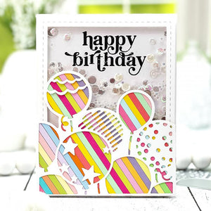 Celebration Balloons Metal Cutting Die, 10.8 cm x 9.8 cm/4.25 in x 3.85 in