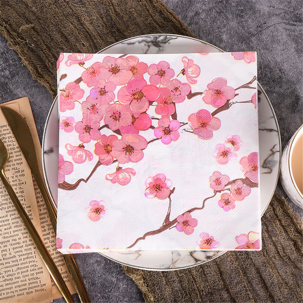 Blossom Vintage Decoupage Papers, 33 cm x 33 cm, 20 Pieces