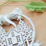 Christmas Snow Globe Metal Cutting Die, 10.7 cm x 10.7 cm/4.2 in x 4.2 in