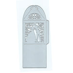 Wedding Gift Box Metal Cutting Die, 7.6 cm x 18 cm/2.99 in x 7.08 in