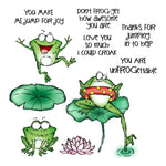 Hilarious Frogs Transparent Stamps, Stamp and Die Set (please order items separately)