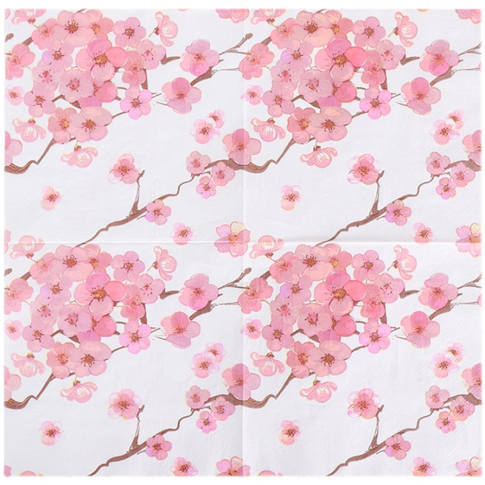Blossom Vintage Decoupage Papers, 33 cm x 33 cm, 20 Pieces