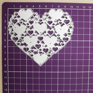 Heart to Heart Metal Cutting Die, 8.9 cm x 10.2 cm/3.50 in x 4.01 in