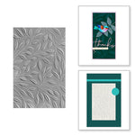 Leafy Textured 3-D Design Embossing Folder, 16.5 cm x 11.4 cm/6.5 in x 4.5 in