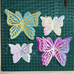 Double Butterfly Metal Cutting Dies, Two Pieces