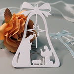 Nativity Scene Bell Metal Cutting Die, 6.3 cm x 9.5 cm/2.48 in x 3.74 in