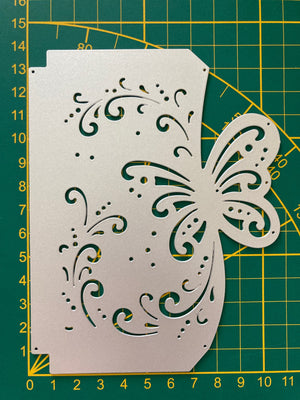 Edge Butterfly Metal Cutting Die, 13.7 cm x 10.7 cm/5.39 in x 4.21 in - Craft World