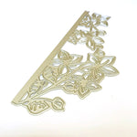 Stunning Flower Border Invitation Metal Cutting Die, 15 cm x 6.8 cm/5.90 in x 2.67 in - Craft World