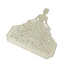 Party Dress Metal Cutting Die,14.2 cm x 15.8 cm - Craft World