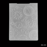 Beautiful Embossing Folders, Various Designs, 10.5 cm x 15.5 cm - Craft World