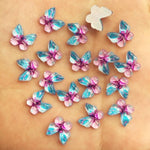 Graceful Resin Flat Back Button Butterflies, 10 mm, 80 Pieces - Craft World