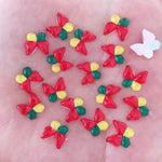 Graceful Resin Flat Back Button Butterflies, 10 mm, 80 Pieces - Craft World