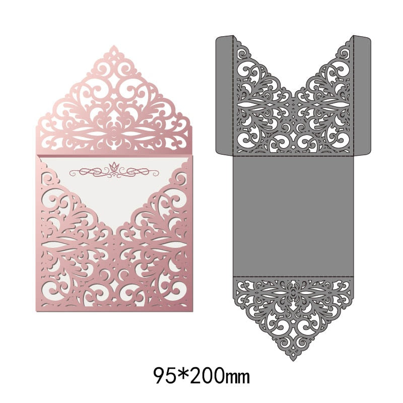 Lace-Style Metal Cutting Die, 9.5 cm x 20 cm, 1 Piece - Craft World