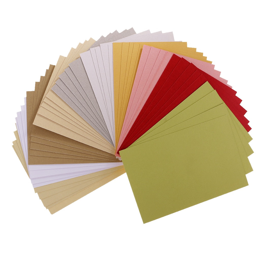 Cardstock, 15 cm x 10 cm, 50 Pieces - Craft World