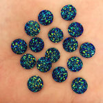 Round Flat Back Rhinestone Buttons, Various Colours, 10 mm,100 Pieces - Craft World