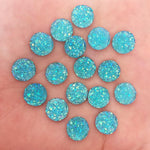 Round Flat Back Rhinestone Buttons, Various Colours, 10 mm,100 Pieces - Craft World