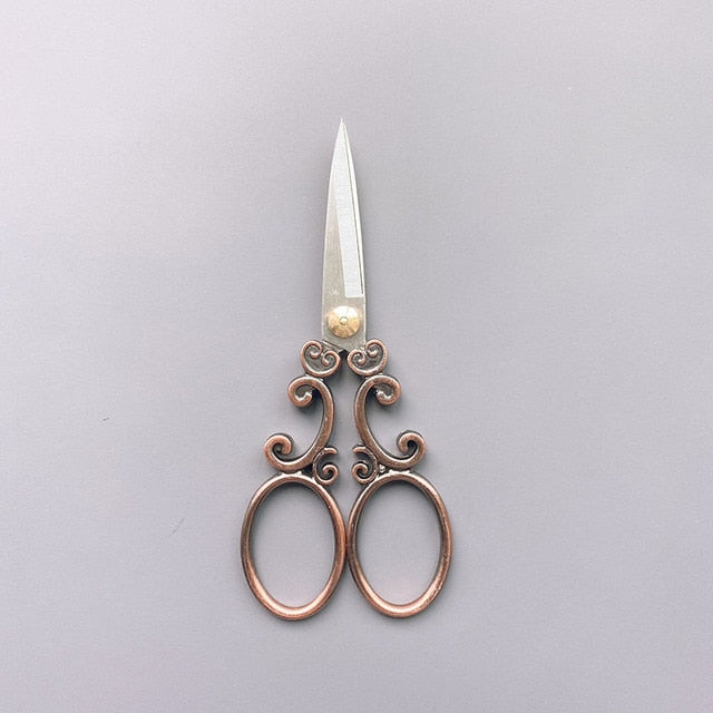 Retro-Style Stainless Steel Sewing Scissors, Length 13 cm, 1 Piece - Craft World