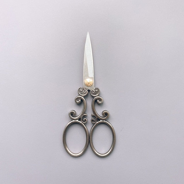 Retro-Style Stainless Steel Sewing Scissors, Length 13 cm, 1 Piece - Craft World