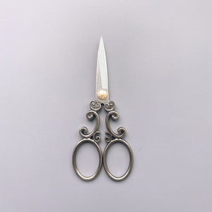 Retro-Style Stainless Steel Sewing Scissors, Length 13 cm, 1 Piece - Craft World