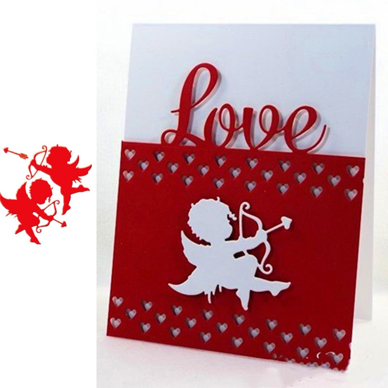 Love Angel Cutting Die, 6.4 cm x 9.3 cm - Craft World