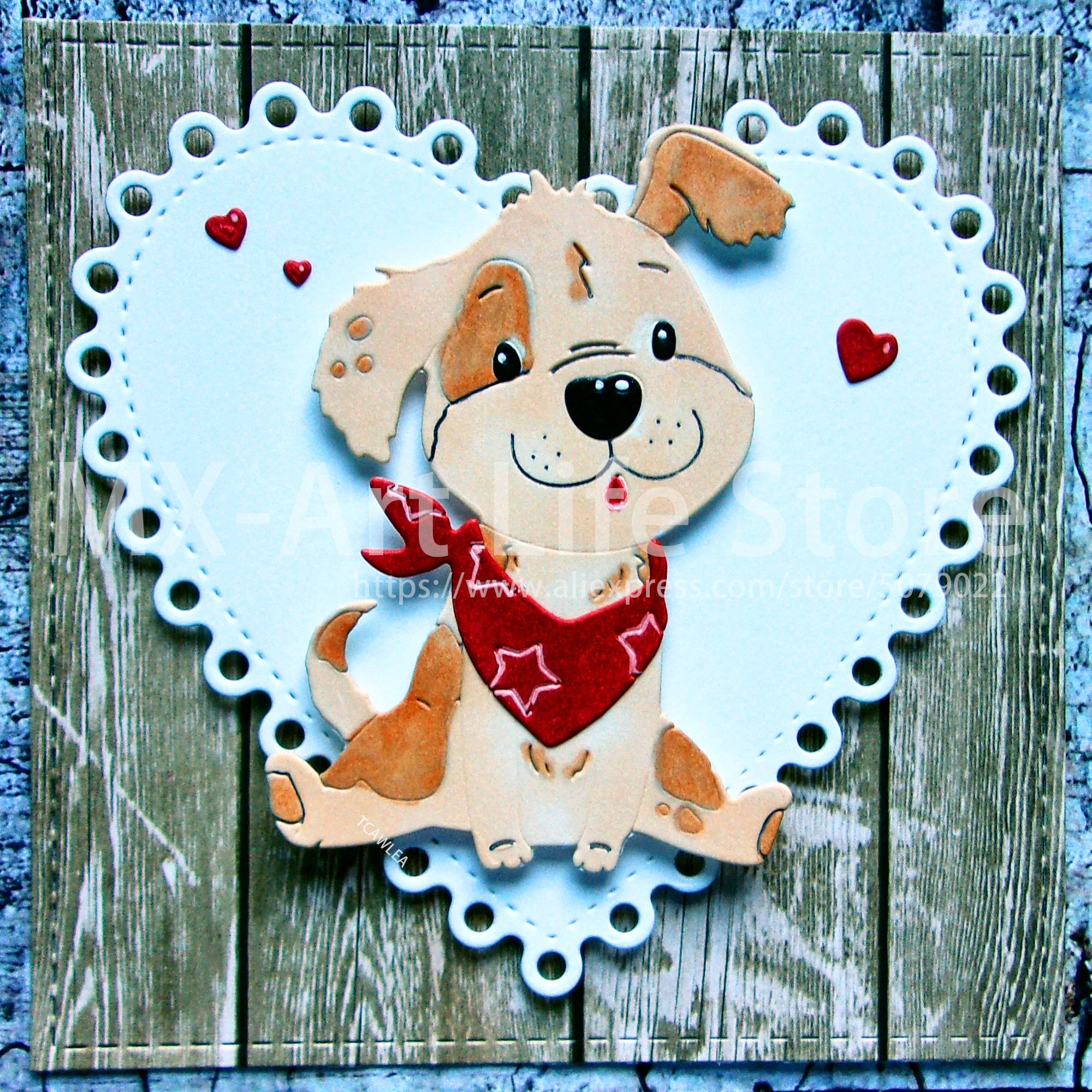 Pet Dog Metal Cutting Die, 6 cm x 10 cm (dog only die) - Craft World