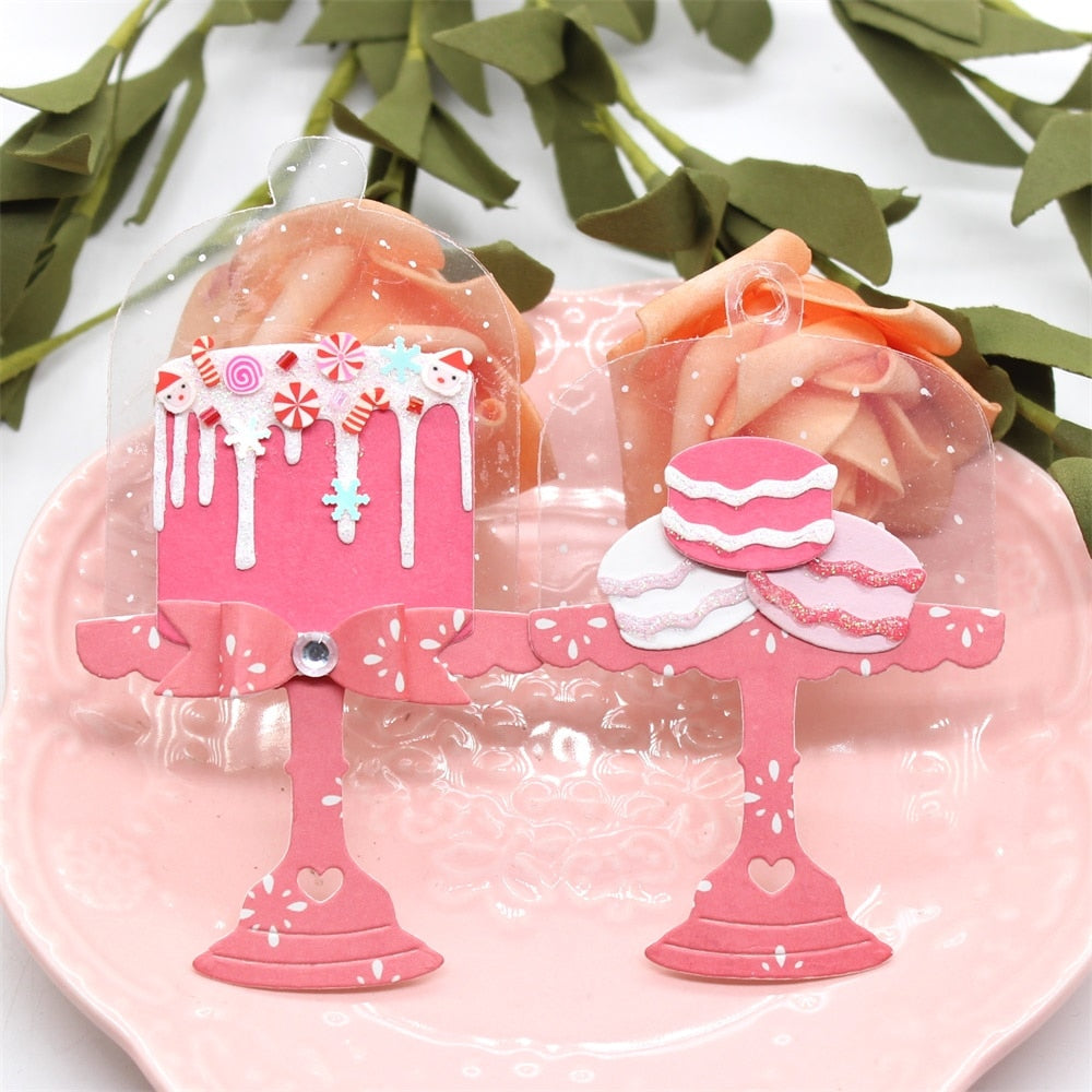 Cake Stand Metal Cutting Die, 5.5 cm x 7.2 cm to 2.5 cm to 0.5 cm - Craft World