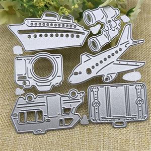 Travel Metal Cutting Die Set, 9.8 cm x 8.2 cm - Craft World